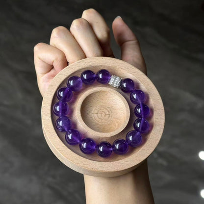 アメジスト 天然石ブレスレット｜12mm
